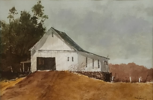 Charles Dubois - Abandoned Old White Barn