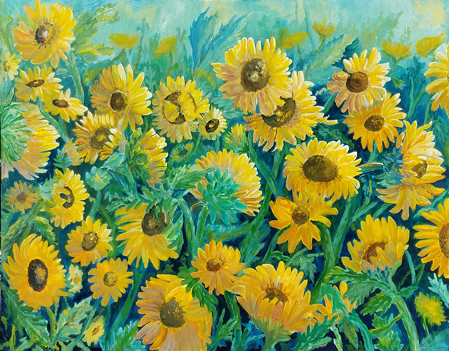 Ginger Olansen - Sunflowers Galore